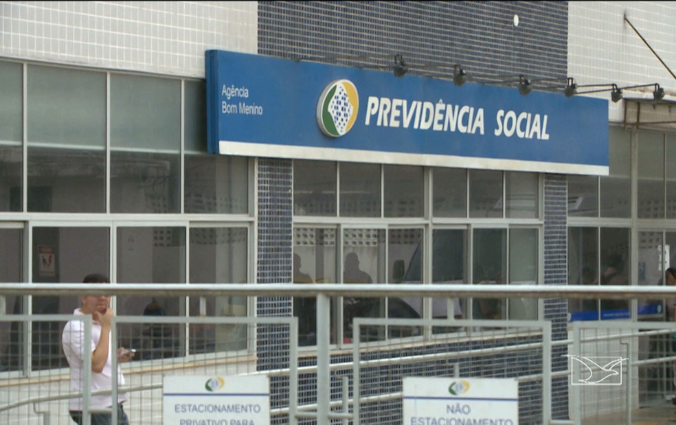 AgÃªncia do INSS (Foto: ReproduÃ§Ã£o/ TV Mirante)
