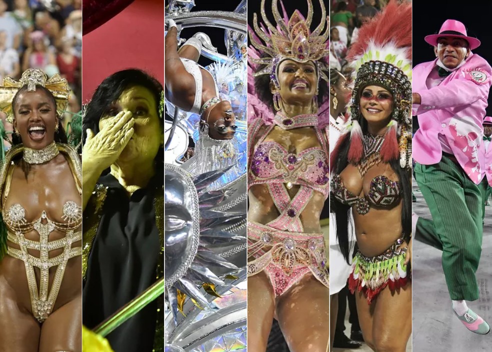 Destaques do primeiro dia do Grupo Especial do carnaval no Rio — Foto: G1
