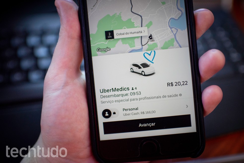 O que é Uber Medics? Entenda corrida no app para funcionários da saúde — Foto: Rubens Achilles/TechTudo