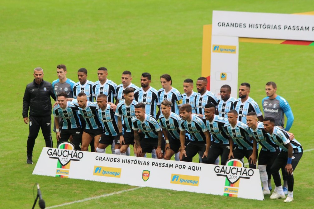 Grêmio conquista  — Foto: Eduardo Moura/ge.globo