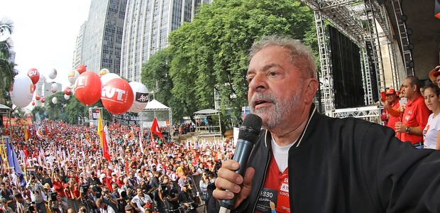 Lula discursa em evento da CUT no Dia do Trabalho (Foto: Ricardo Stuckert/ Instituto Lula)