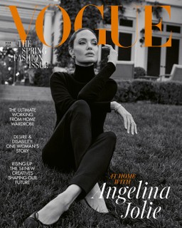 British Vogue com Angelina Jolie
