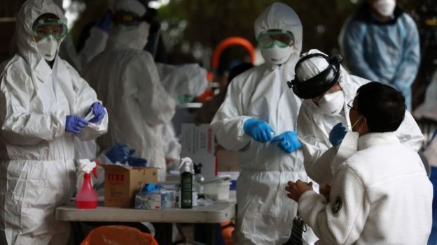 BBC - Na Coréia do Sul, houve 63 mortes por coronavírus (Foto: Getty Images via BBC)