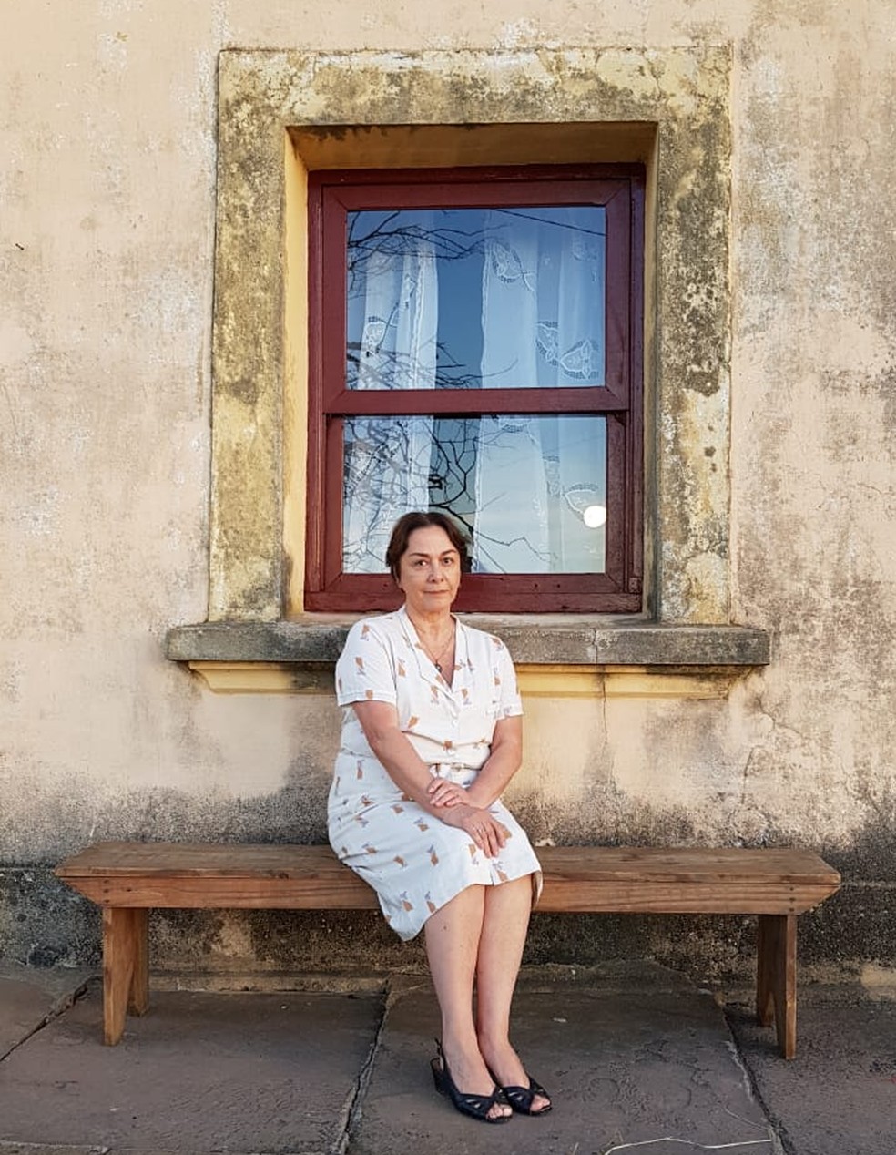 Nívea Maria interpreta Evelina, mãe de Maria da Paz (Juliana Paes) e Zenaide (Maeve Jinkings), em 'A Dona do Pedaço' — Foto: Rogério França