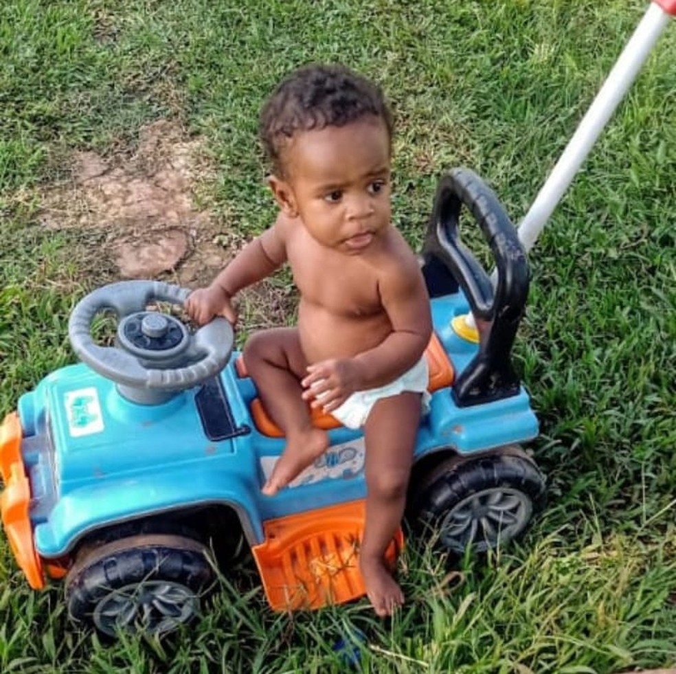 Menino morre após se afogar dentro em balde com água na Bahia — Foto: Arquivo Pessoal