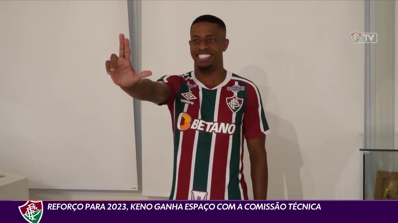 Reforço para 2023, Keno ganha espaço com comissão técnica