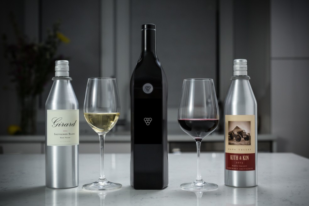Garrafa de vinho inteligente faz o último gole ser igual ao primeiro (Foto: Divulgação/Indiegogo)