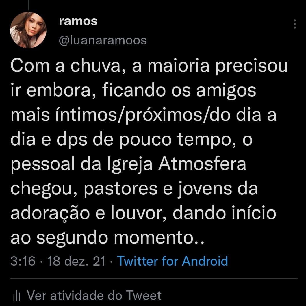 Esposa de Maurílio, Luana Ramos, faz tweets sobre oração e estado de saúde do cantor (Foto: Reprodução / Instagram)