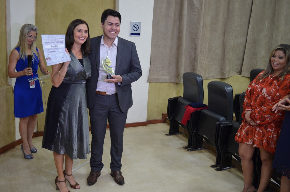 Vencedor da categoria de Jornalismo de TV (Foto: Jonatas Boni/G1)