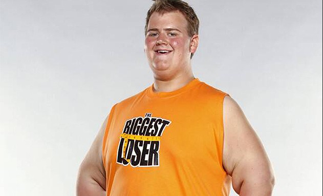 Daniel Wright na época de sua participação no The Biggest Loser (Foto: Reprodução)