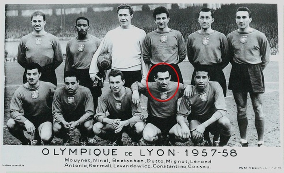  Pires Constantino, primeiro brasileiro a jogar pelo Lyon — Foto: Divulgação/Olympique Lyonnais