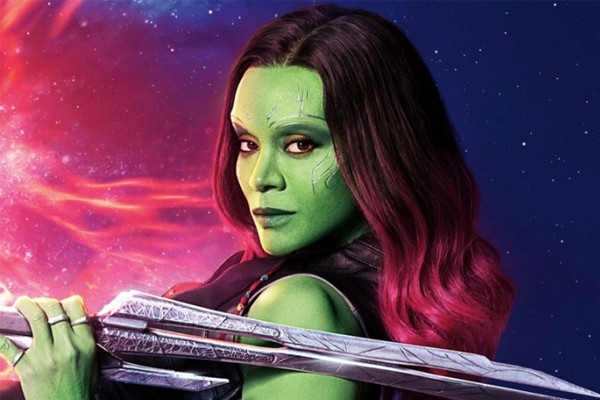 Zoe Saldana como a personagem Gamora no Universo Cinematográfico Marvel (Foto: Divulgação)