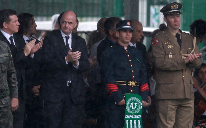 gianni infantino, presidente, fifa, chapecó (Foto: Diego Vara/Reuters)