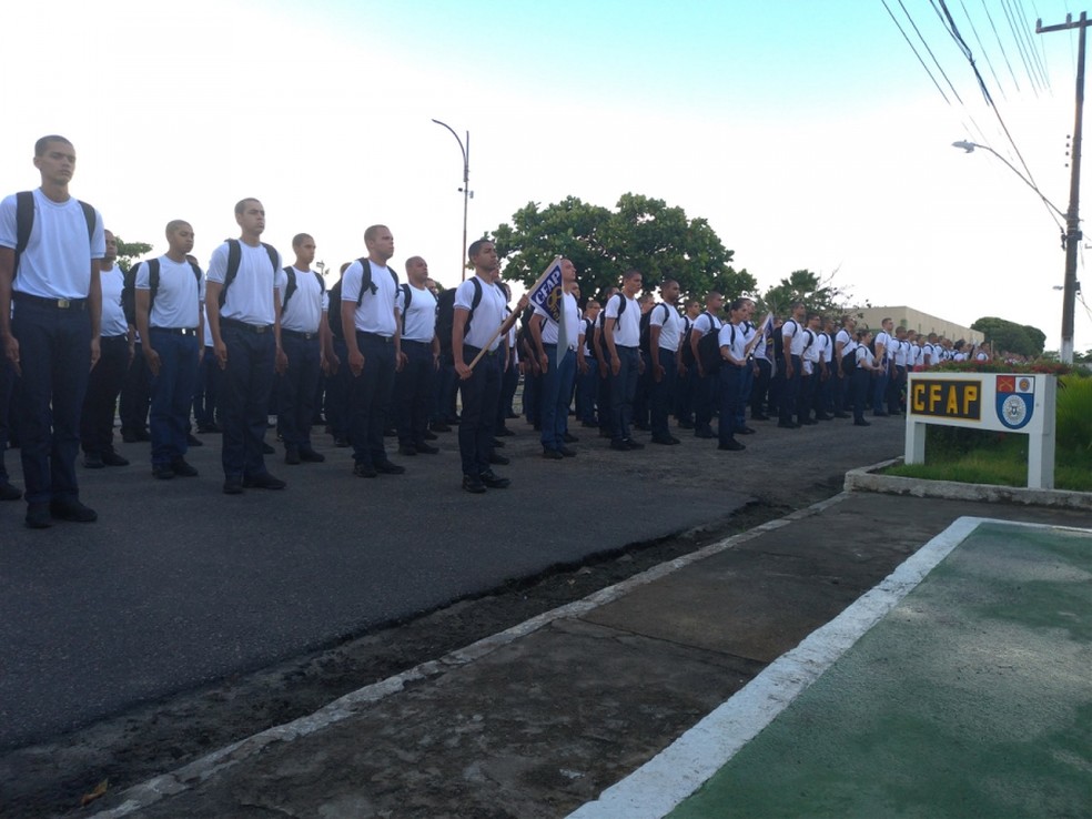 Curso é realizado no Centro de Formação e Aperfeiçoamento de Praças (CFAP), em Maceió — Foto: Ascom/PM-AL