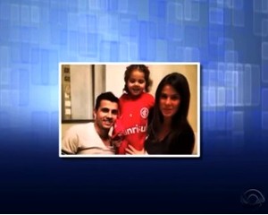 Família de Nilmar torcia pela volta dele ao Inter (Foto: Reprodução/RBS TV)