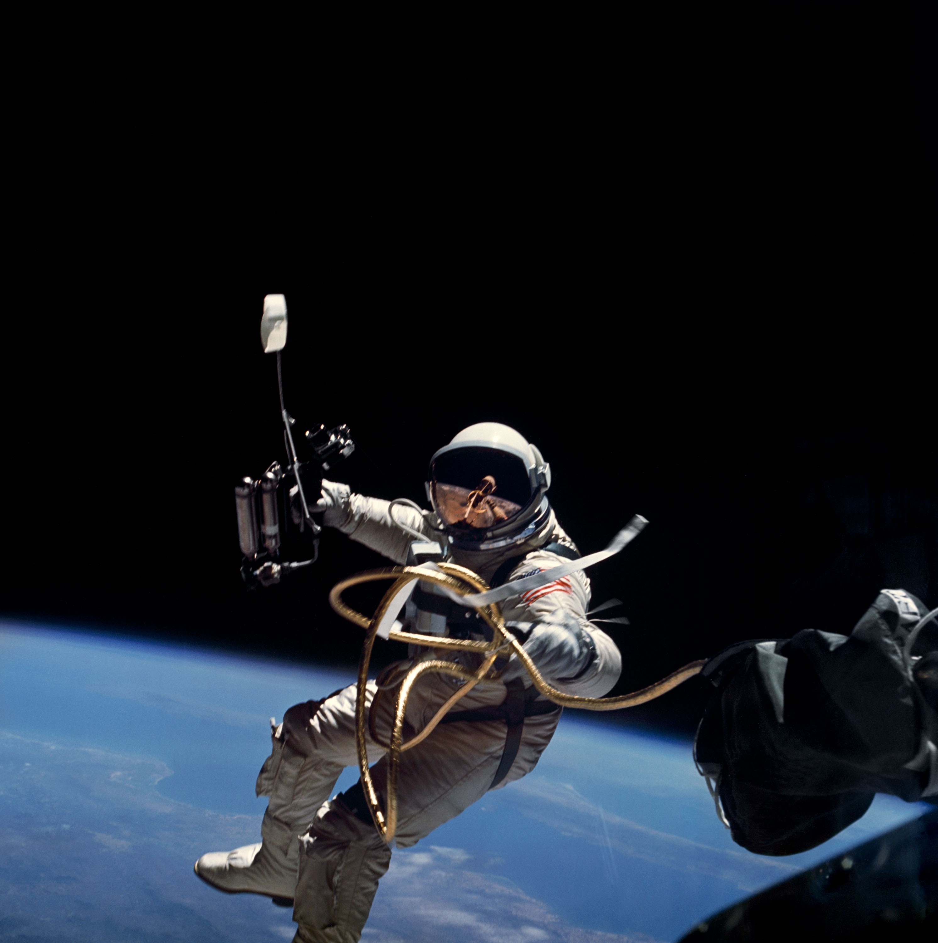 O astronauta Edward White (Foto: Reprodução NASA)