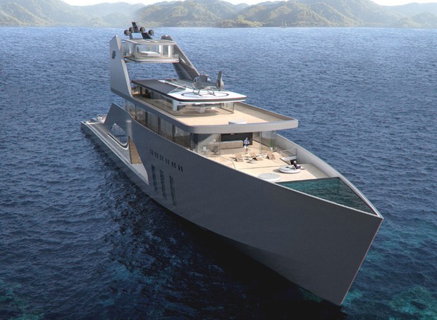 A embarcação possui 108 m² no projeto original (Foto: Hareide Design Norway/Divulgação)