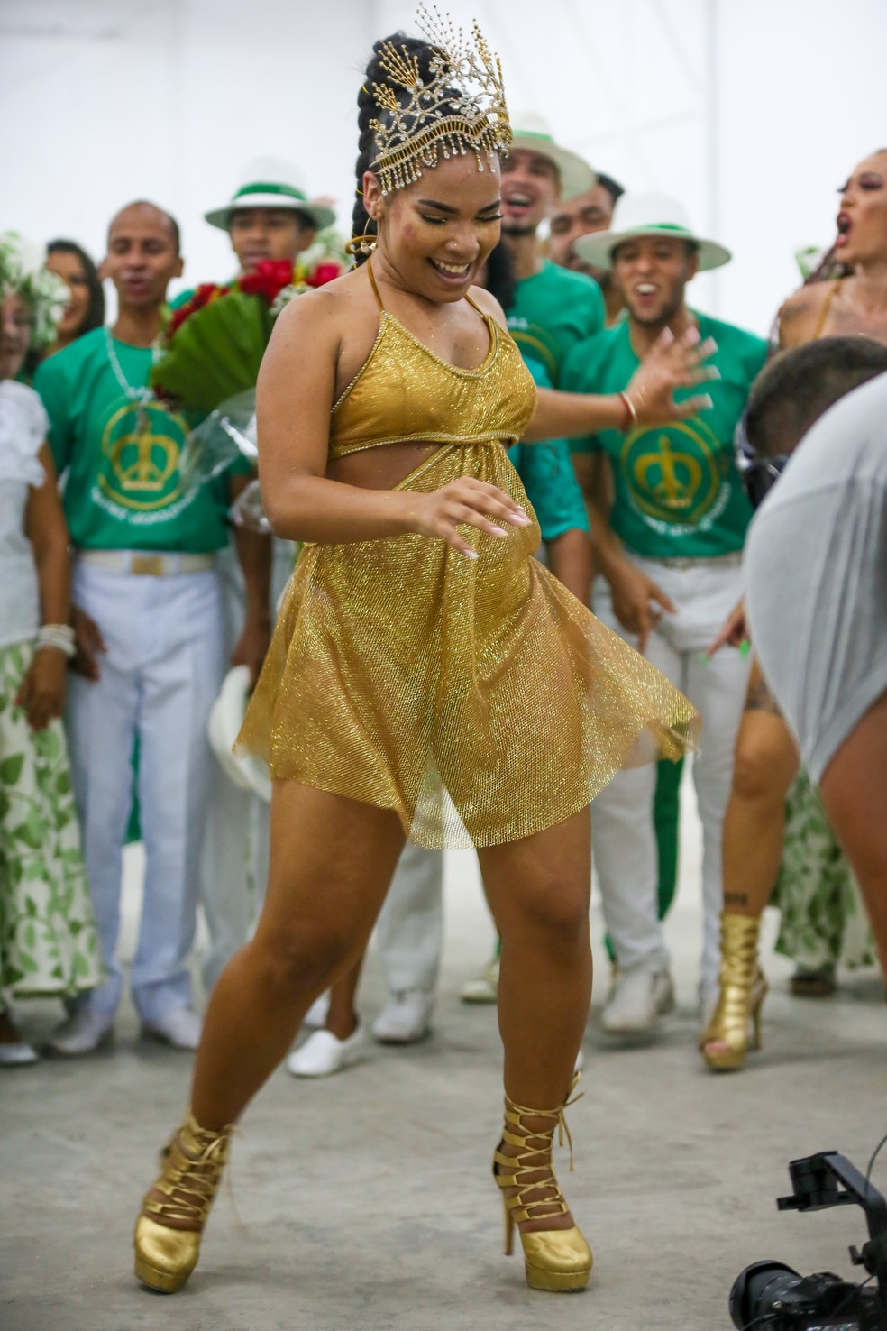 Maria Mariá é apaixonada por samba desde a infância — Foto: Divulgação/Nelson Malfacini/MalfaciniPress