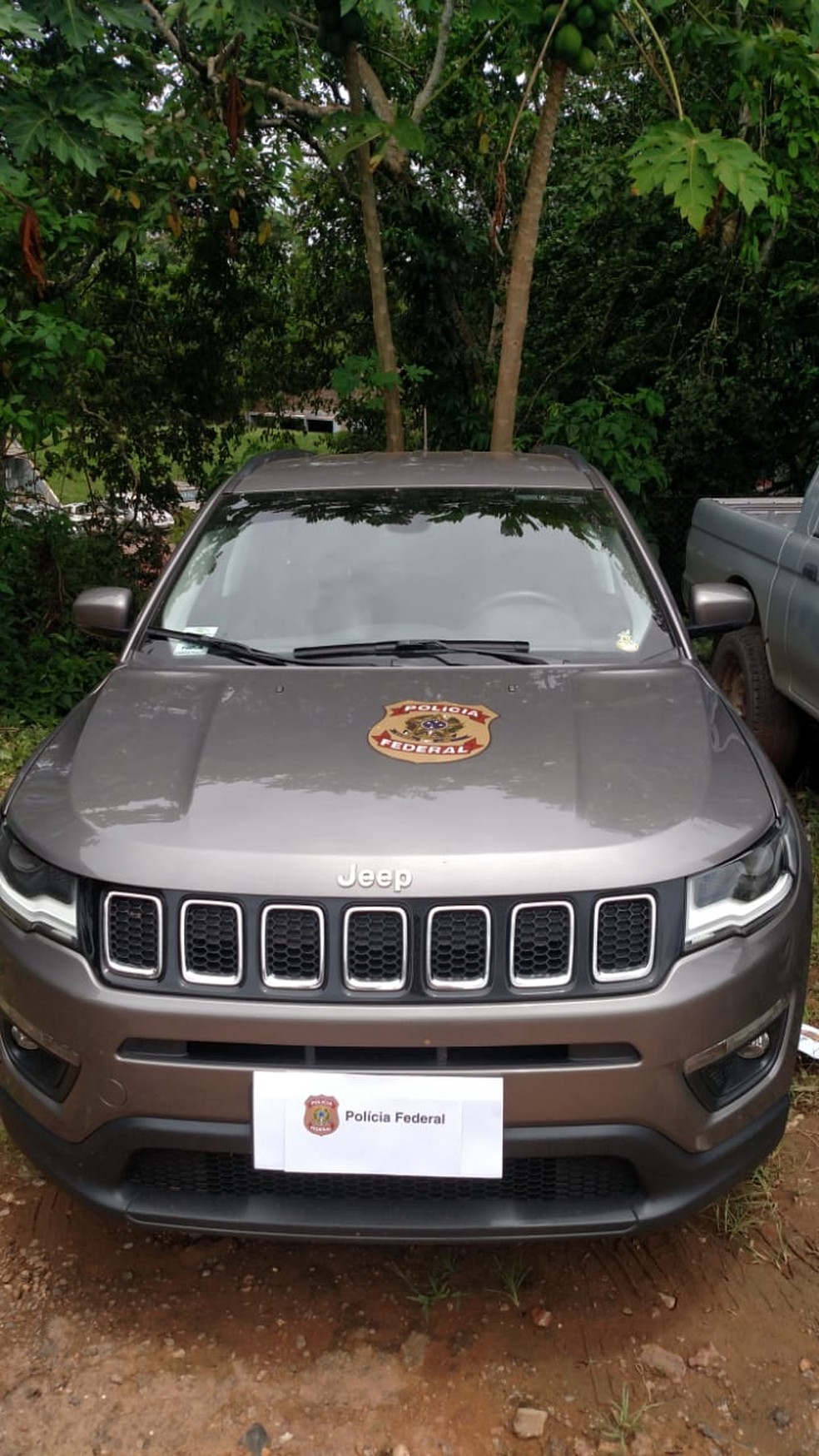 Carro de luxo apreendido na Operação Diarista — Foto: PF/Divulgação