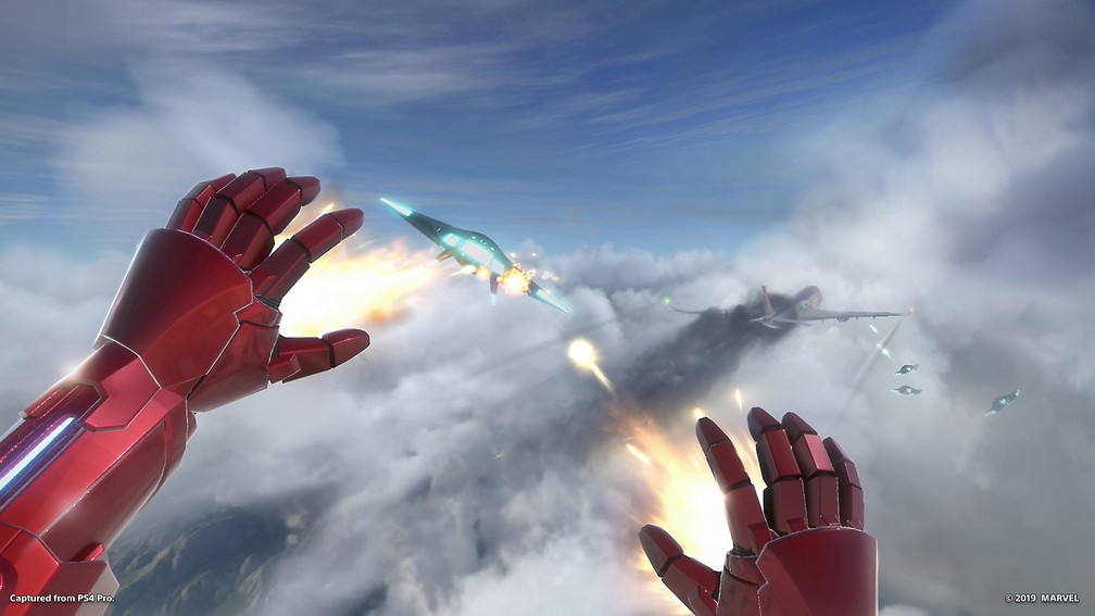 'Iron Man VR' coloca o jogador dentro da armadura do Homem de Ferro — Foto: Divulgação