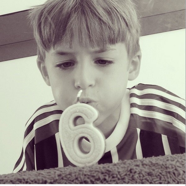 Noah, 6 anos, filho de Cássio Reis e Daniele Winits (Foto: Reprodução/Instagram)