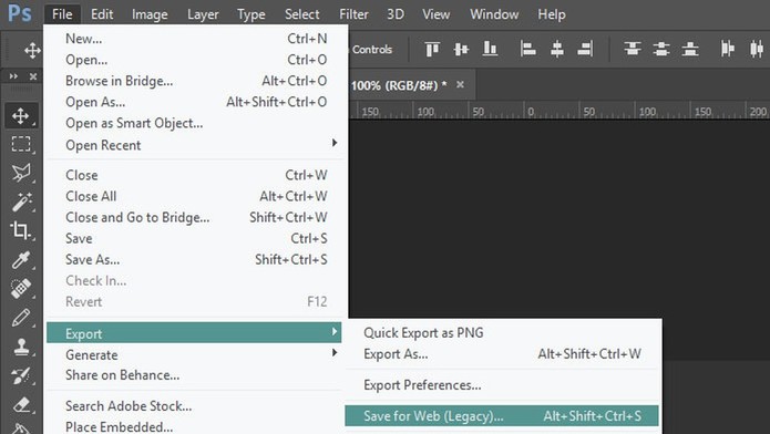 Por fim, exporte o arquivo em formato GIF para o seu computador (Foto: Reprodução/Tais Carvalho) Por fim, exporte o arquivo em formato GIF para o seu computador (Foto: Reprodução/Tais Carvalho)