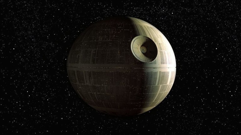 Projetada por Colin Cantwell, a Estrela da Morte é uma nave e uma poderosa arma da franquia 'Star Wars' — Foto: Divulgação