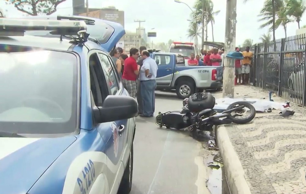 Irmãos morreram em acidente no bairro de Ondina, em Salvador (Foto: Reprodução/TV Bahia)