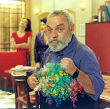 Antônio Pedro atuou em "Caça Talentos", como o personagem Tremedeira — Foto: Acervo Globo