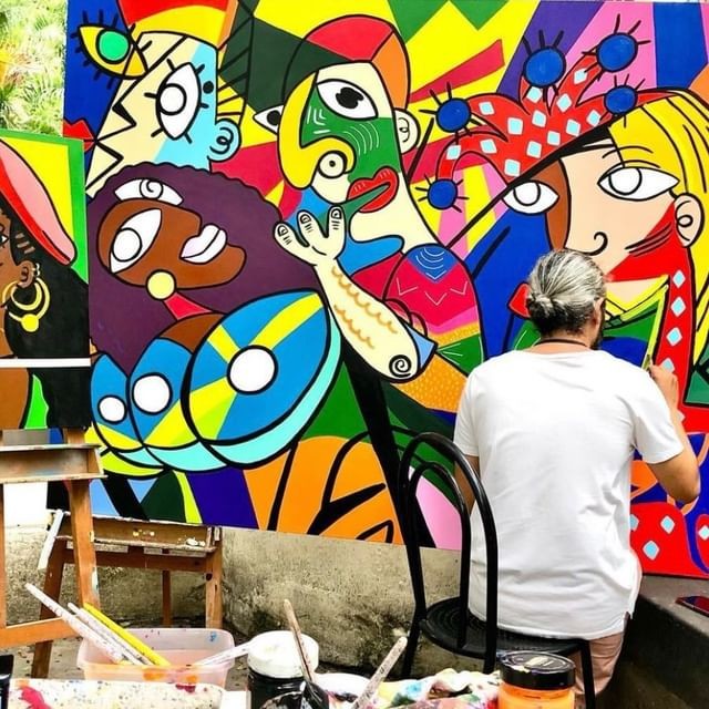 Diego Moura tem Joan Miró como uma das principais referências — Foto: Reprodução / Instagram