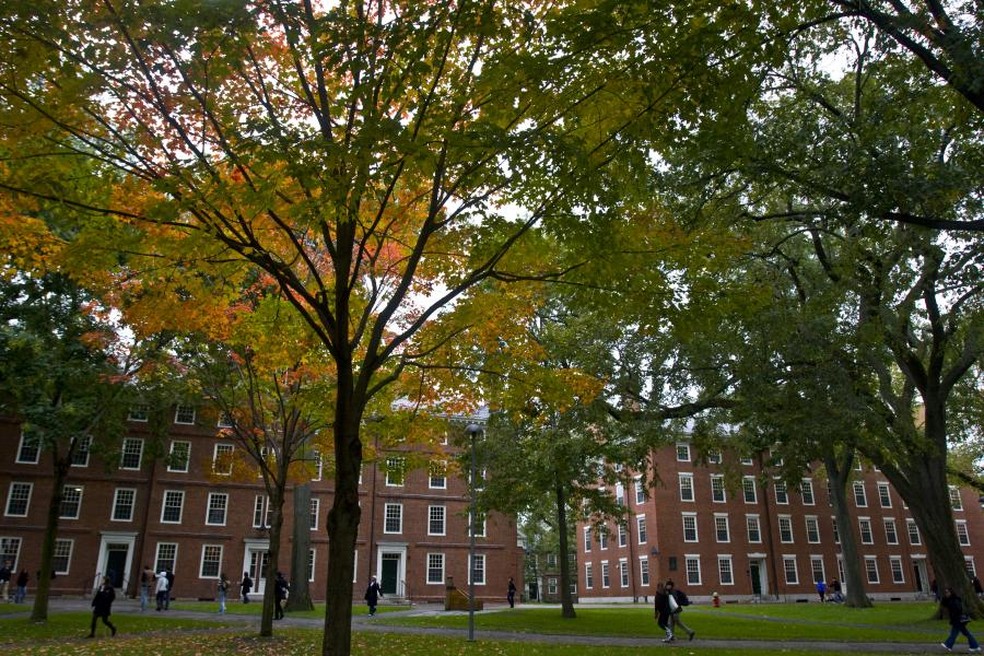 Universidade de Harvard, nos Estados Unidos. — Foto: Harvard University/Divulgação