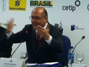 Alckmin participa de seminário em escola de Direito em Brasília (Foto: Lucas Salomão/ G1)