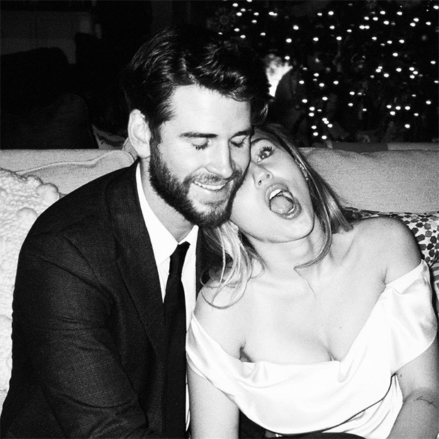 Miley Cyrus e Liam Hemsworth (Foto: Instagram)