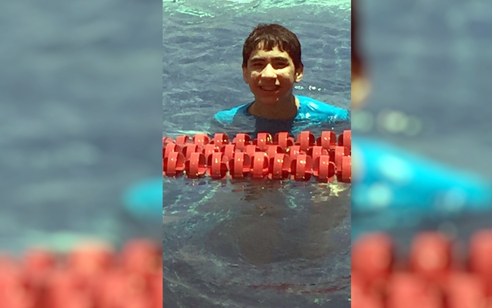 João Vitor Gomes foi morto por colega no Colégio Goyases (Foto: Reprodução/TV Anhanguera)