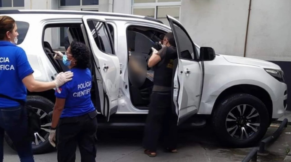 Corpo de juíza é encontrado em carro em Belém. — Foto: Reprodução / TV Liberal