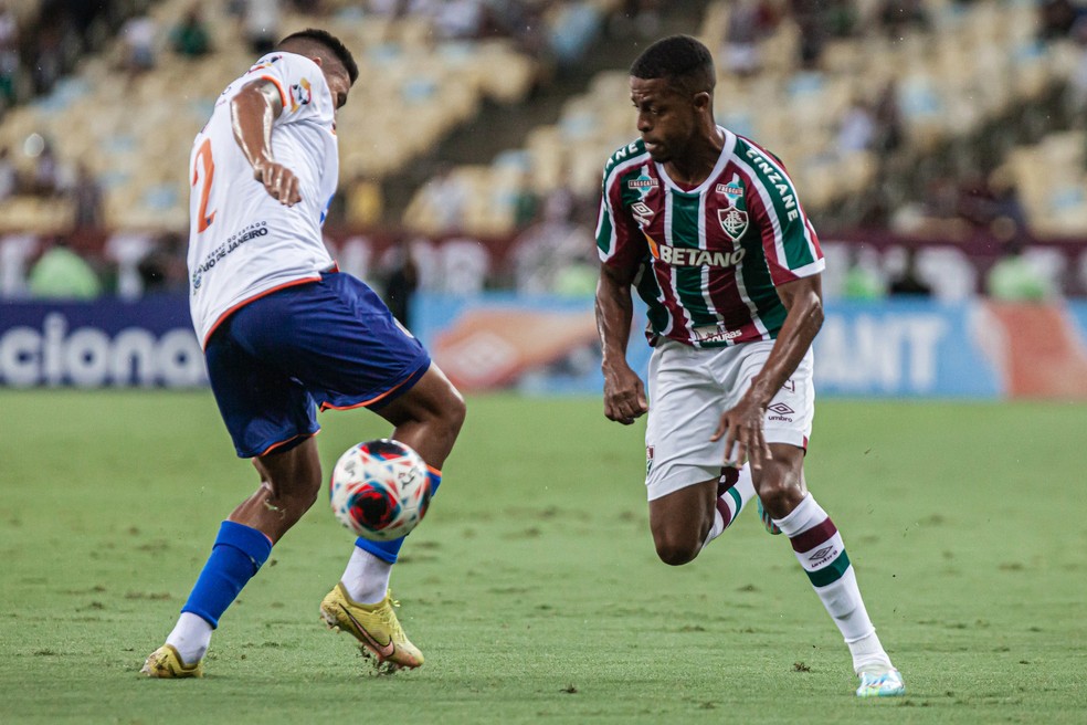 Keno em a��o pelo Fluminense contra o Audax � Foto: Marcelo Gon�alves / Fluminense FC