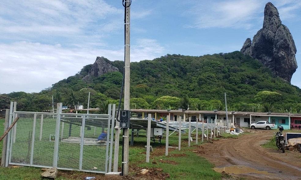 Uma das usinas está em fase de instalação na região da Vacaria  — Foto: Ana Clara Marinho/TV Globo