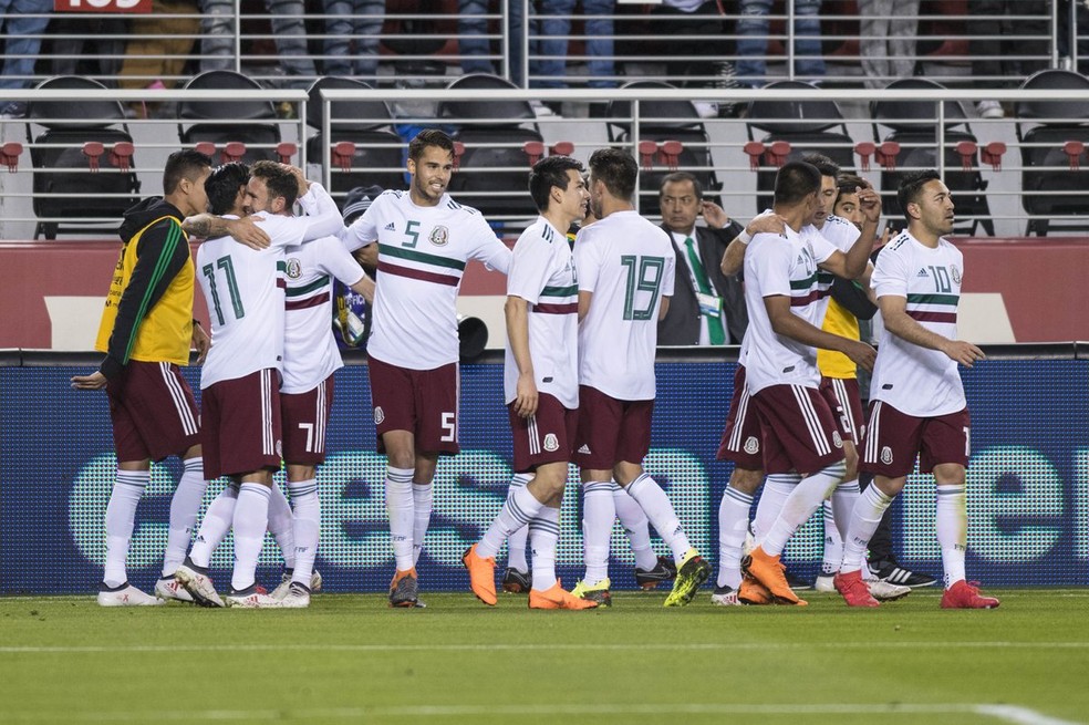 M�xico conquistou bota vit�ria diante daIsl�ndia nos Estados Unidos (Foto: Divulga��o/M�xico)