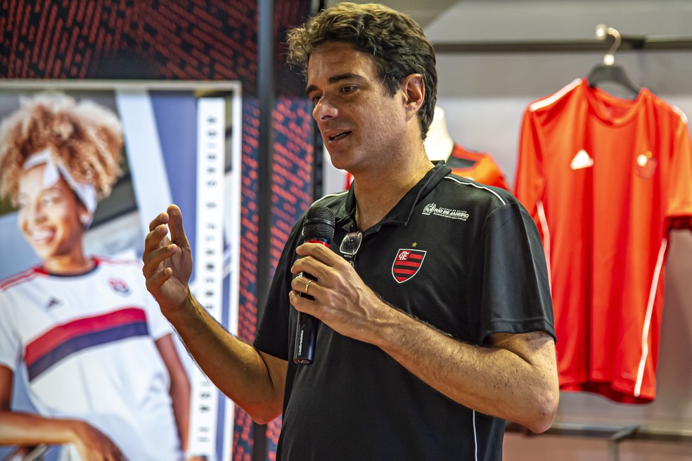 Delano Franco, vice-presidente de esportes olímpicos do Flamengo.  — Foto: Marcelo Cortes/Flamengo