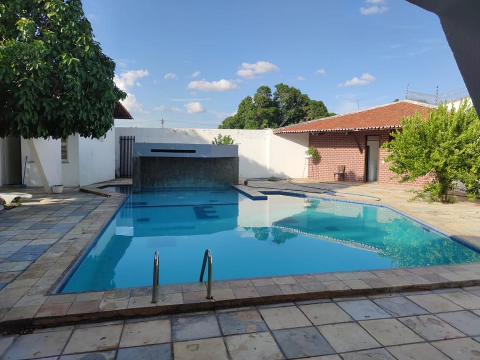 Casa onde 'Robson Luxúria' se escondia na cidade de Iguatu, interior do Ceará  — Foto: Reprodução