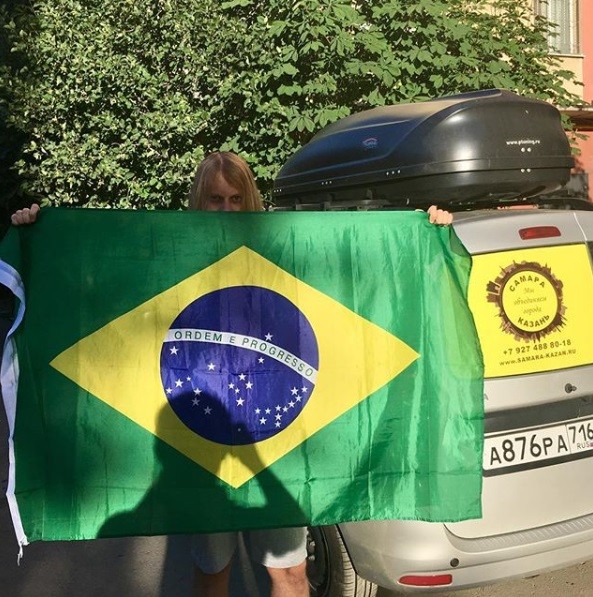 Yuri Torsky compartilhou no Instagram sua chegada a Kazan (Foto: Reprodução / Instagram) Yuri Torsky compartilhou no Instagram sua chegada a Kazan (Foto: Reprodução / Instagram)