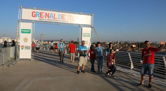Novidade na Arena, Caminho do Gol amplia clima de paz para o Gre-Nal