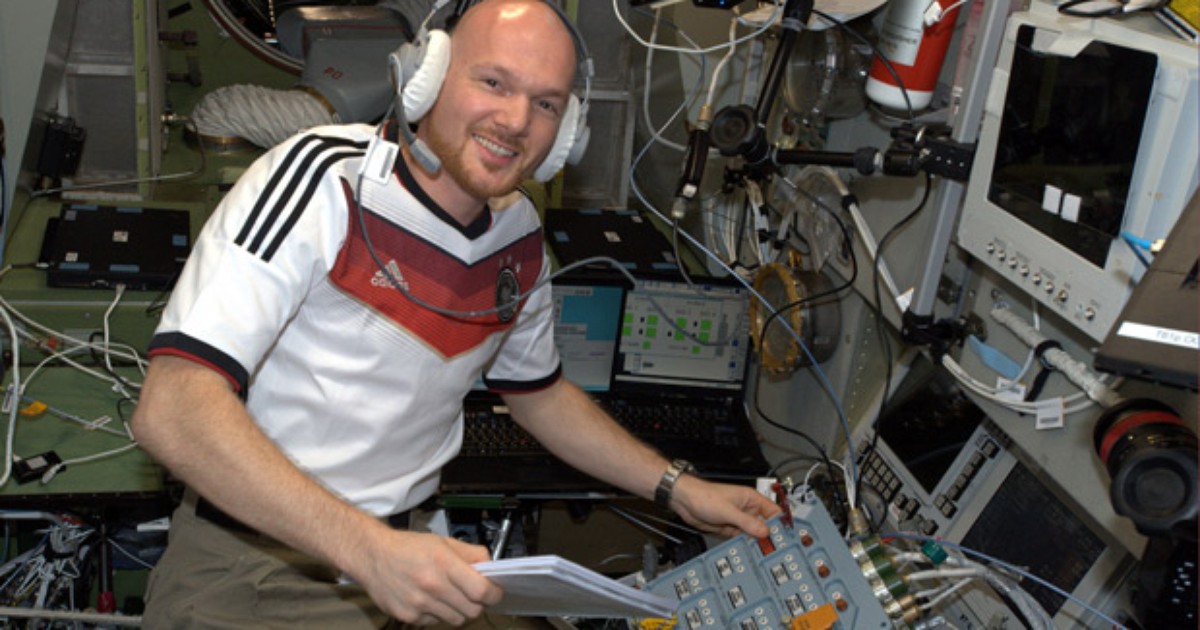 G1 – Deutscher Astronaut unterstützt Deutschland aus dem Weltraum
