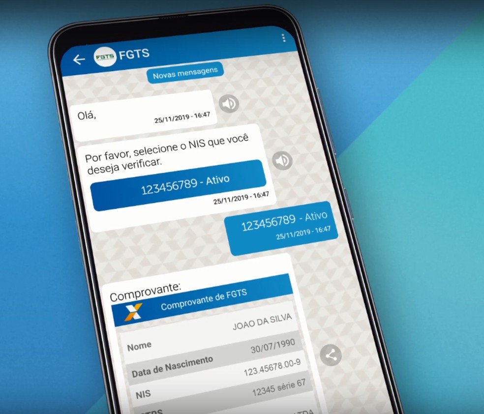 Como consultar FGTS? CAIXA Tem traz dados sobre o Fundo de Garantia do Tempo de Serviço — Foto: Reprodução/CAIXA Tem