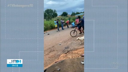 Em Araguaína, mulher grávida fica ferida após sofrer acidente de trânsito