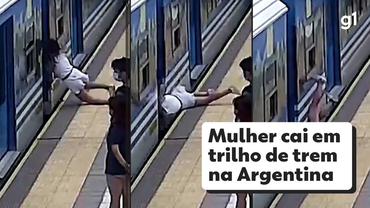 Video: Una mujer sobrevive tras caerse de la vía de un tren en movimiento en Argentina |  Globalismo