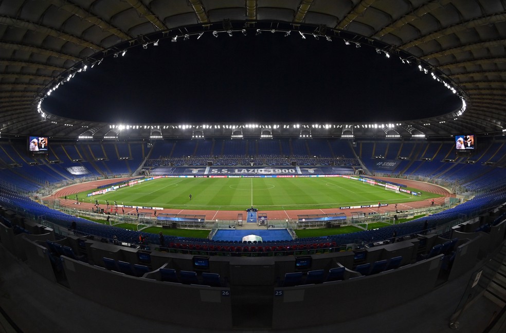 Estádio Olímpico de Roma - Lazio x Bayern de Munique — Foto: Getty Images