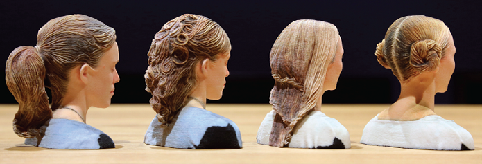 Miniaturas em 3D com cabelos bem realistas (Foto: Divulga??o/Disney) (Foto: Miniaturas em 3D com cabelos bem realistas (Foto: Divulga??o/Disney))