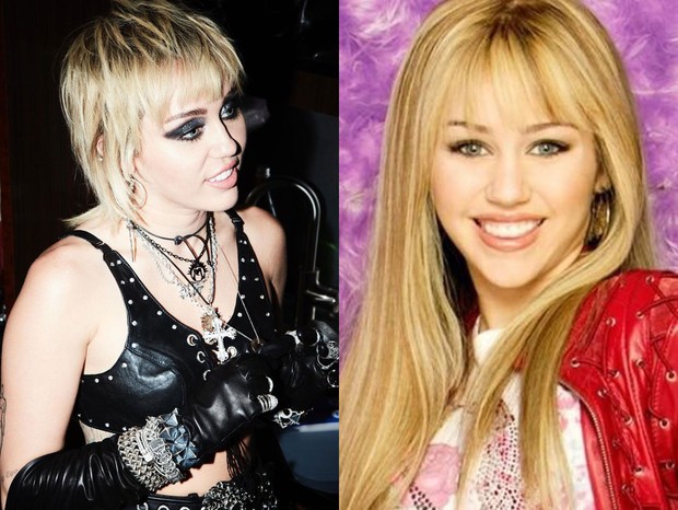 Miley Cyrus viveu Hannah Montana (Foto: Reprodução/Instagram e Divulgação)
