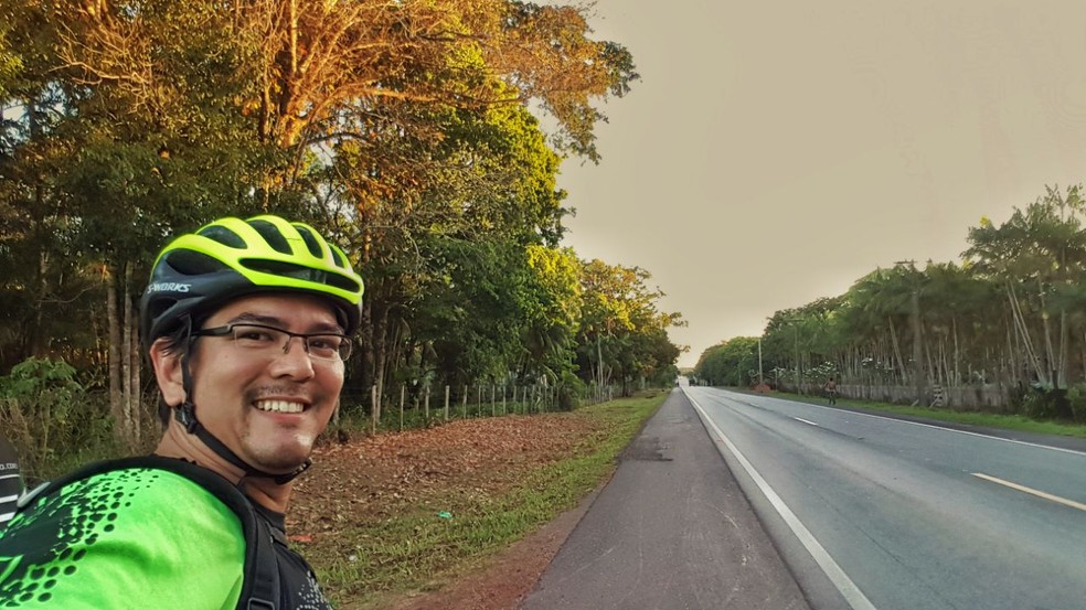 O ciclista Cid Kamijo começou no ciclismo há 7 anos atrás (Foto: Divulgação/Cid Kamijo)